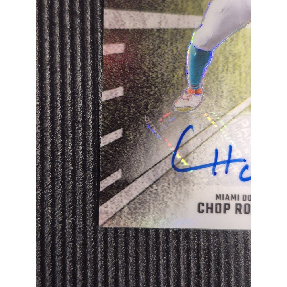 2024 Panini Donruss Optic Chop Robinson #HM-CRN HashMarks (AU)(RC) Dolphins - Picture 7 of 7